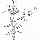 H0903F90B Коленвал и поршни