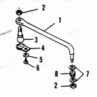 H1508X90D Комплект Тяги рулевого механизма