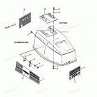H0508F90C Engine Cover Spectrum & Bayliner Models