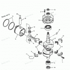H0507F90D Коленвал и поршни
