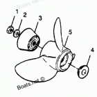 H0903F90B Straight Hub Props