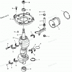 H090LD90C Коленвал и поршни