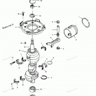 H0906F90B Коленвал и поршни