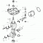 H090LD90B Коленвал и поршни