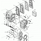H0507A90C Cylinder Block, Head And Exhaust Chest Cover