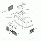 H0507F90D Engine Cover Spectrum & Bayliner Models