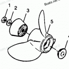 H0906G90A Straight Hub Props Models 903f90a, 903x90a, 908f90a, 908...