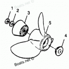 H0908F90B Straight Hub Props