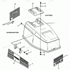 H0359F90C Engine Cover Bayliner Models