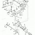 H0153F88A Tiller Handle And Throttle Linkage (84a-92b & Ser. # E00...