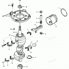 H0908F90C Коленвал и поршни
