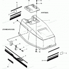 H0507X89A Engine Cover Spectrum & Bayliner Models