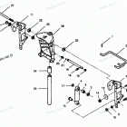 H0856L89D Swivel Bracket And Stern Brackets Models With Power Trim