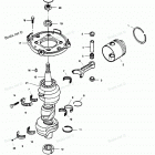 H0853X89F Коленвал и поршни