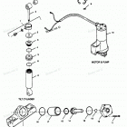 H1251F89B Parts Breakdown Tilt Cylinder, Trim Cylinder, Motor & Pu...