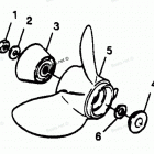 H1258G89E Straight Hub Props