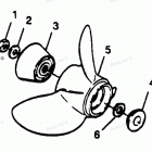 H1251G89E Straight Hub Props