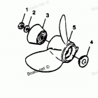 H1258C89B Straight Hub Props