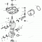 H0858P89C Коленвал и поршни