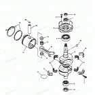 H0507F89C Коленвал и поршни