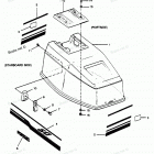 H0505C89B Engine Cover Spectrum & Bayliner Models