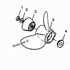 H125LD89A Straight Hub Props