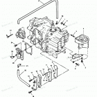H0508G89D Recirculation System And Starter Brackets