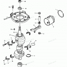 H0858F89E Коленвал и поршни