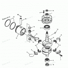 H0508G89D Коленвал и поршни