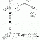 H1258G89D Parts Breakdown Tilt Cylinder, Trim Cylinder, Motor & Pu...