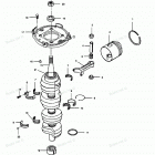 H1251X89C Коленвал и поршни
