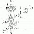 H0858P89B Коленвал и поршни
