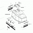 H0507A89C Engine Cover Spectrum & Bayliner Models