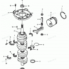 H1258X89D Коленвал и поршни