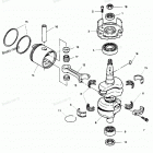 H0507U89B Коленвал и поршни