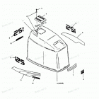 H1258W89C Engine Cover Maxum Models