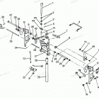H0856X89B Swivel Bracket And Stern Brackets Models Wihout Power Tr...