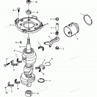 H0853X89E Коленвал и поршни