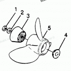 H0853X89B Straight Hub Props
