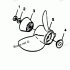 H1254X89B Straight Hub Props