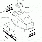 H0507C89B Engine Cover Spectrum & Bayliner Models