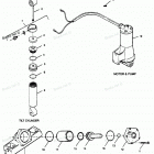 H1251X89E Parts Breakdown Tilt Cylinder, Trim Cylinder, Motor & Pu...