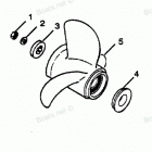 H1258D89C Flared Hub Props