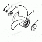 H1258M89C Flared Hub Props