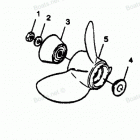 H1251X89B Straight Hub Props