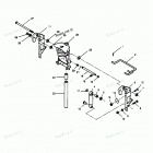 H1254X89A Swivel Bracket And Stern Brackets Models With Power Trim