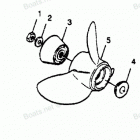 H1258A89A Straight Hub Props