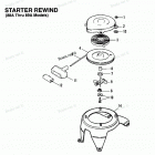 H0053F89B Starter Rewiind (88a Thru 89a Models)