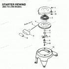 H0053B89A Starter Rewiind (88a Thru 89a Models)