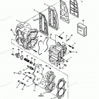 H0508G89D Cylinder Block, Head And Exhaust Chest Cover